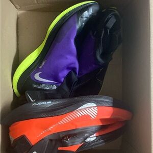 Nike Black and Neon Sneakers